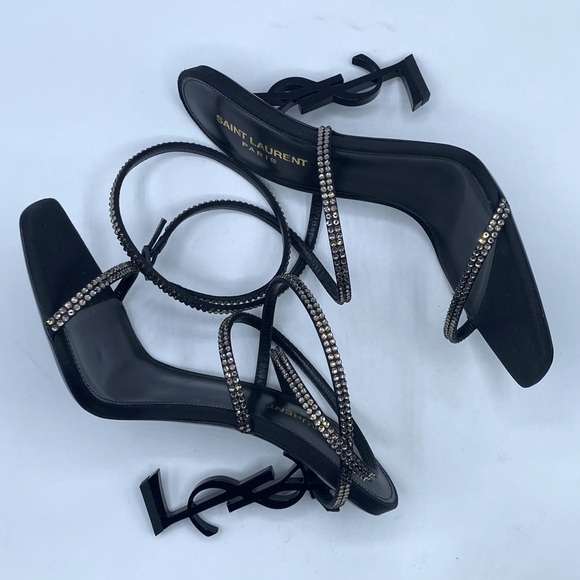 Opyum YSL Strass Ankle-Strap Sandals - Picture 12 of 16